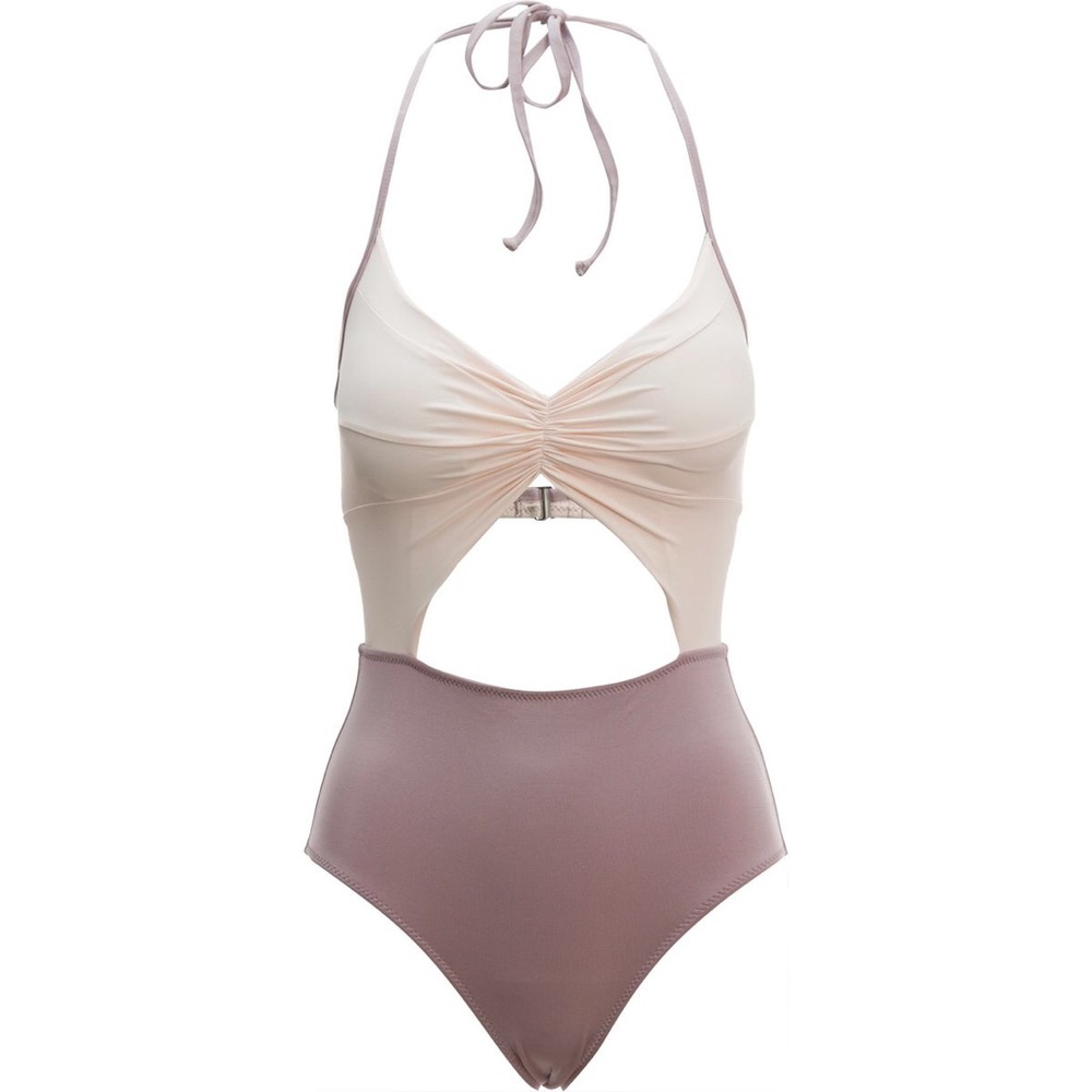 🎉 Kore Swim Flora Maillot in Crema Mauve